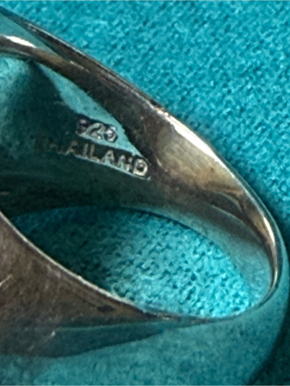 Michael Dawkins Sterling Silver 925 Mint Quartz MOP Doublet Starry Night Ring - Picture 7 of 12
